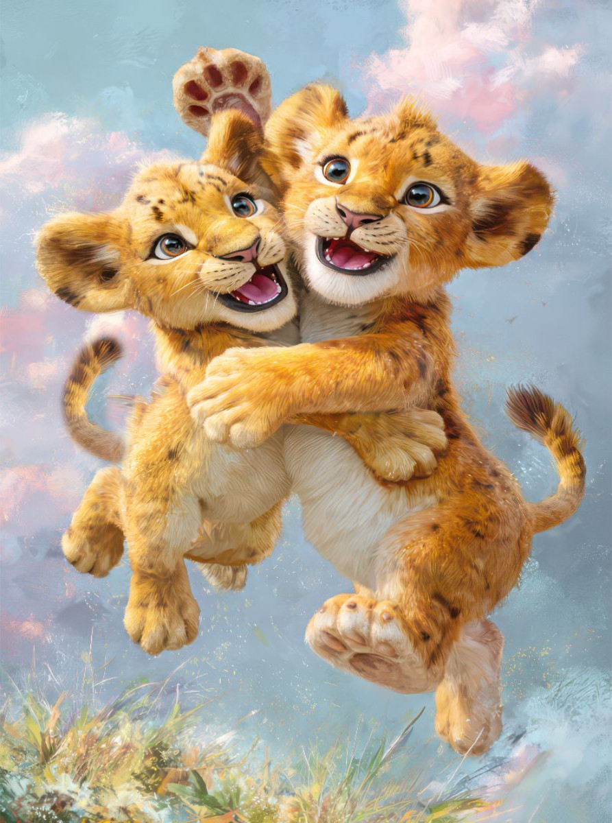 Entzückende Tierbaby Illustrationen