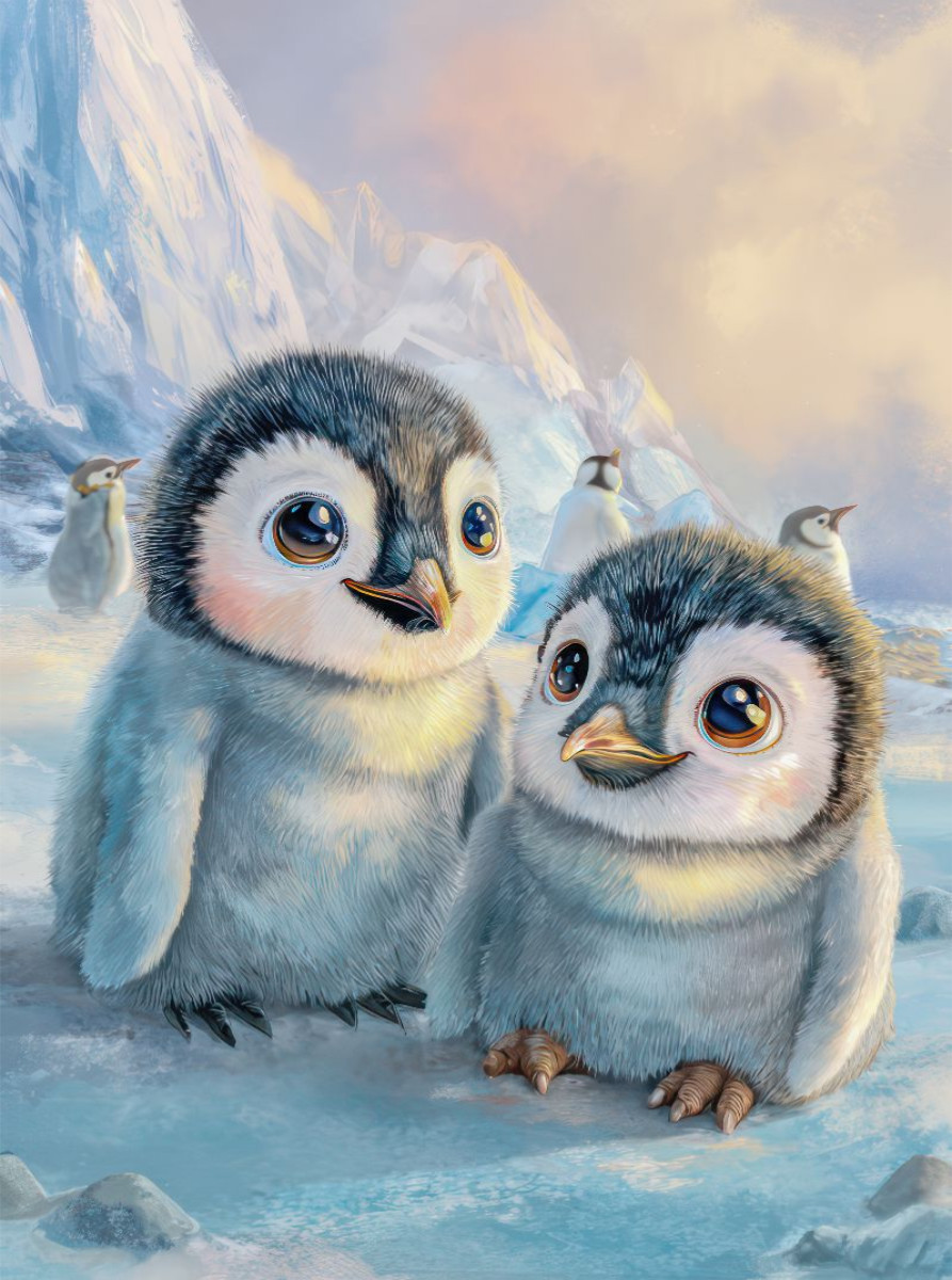 Entzückende Tierbaby Illustrationen