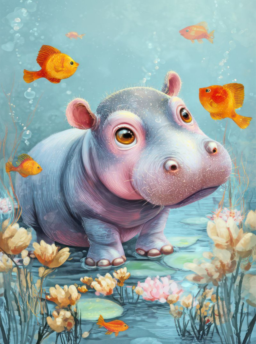 Entzückende Tierbaby Illustrationen