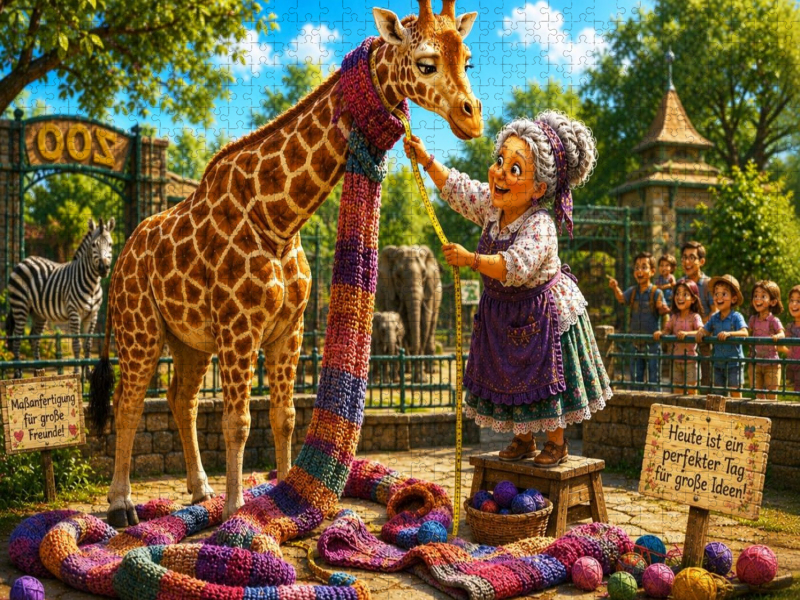 Maßarbeit für die Giraffe