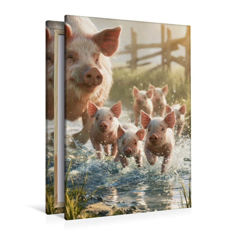 Ein Motiv aus dem Kalender Tierische Landliebe