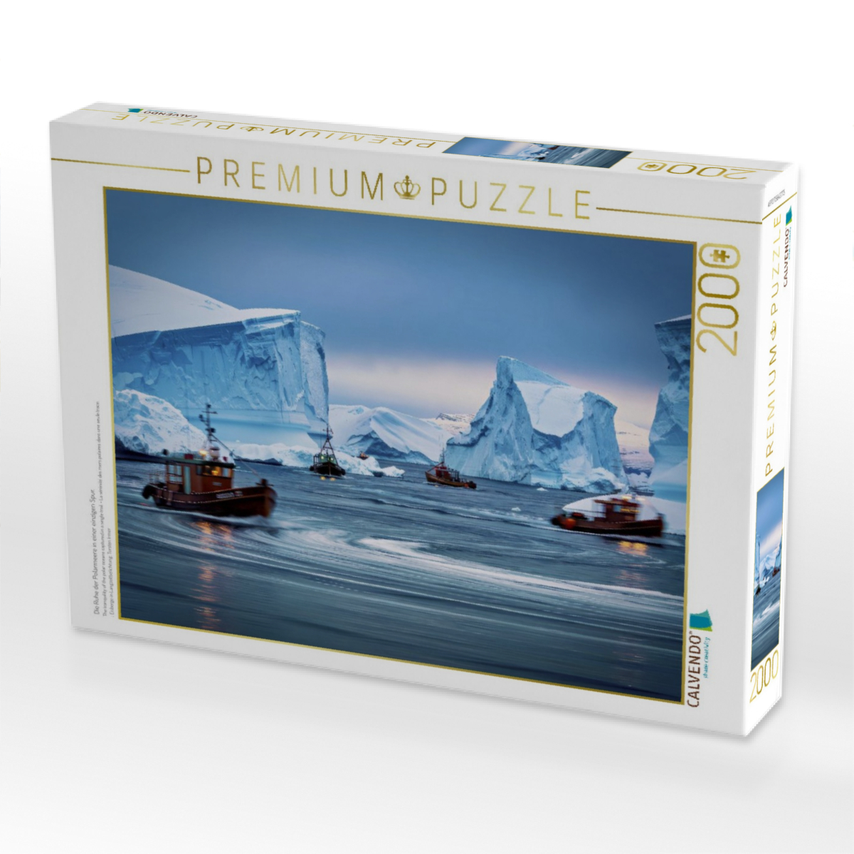Die Ruhe der Polarmeere in einer einzigen Spur.