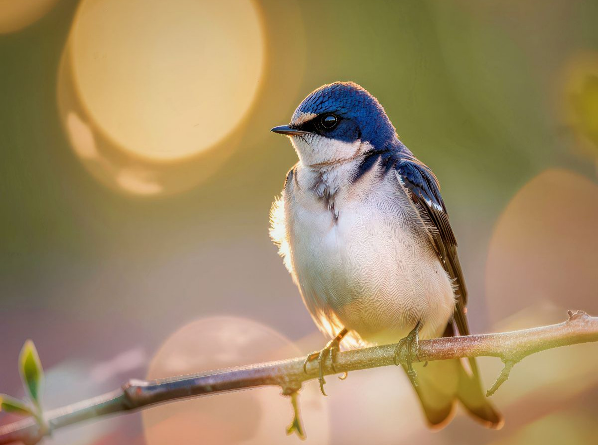 Portrait der Leichtigkeit, Natur, die sich selbst malt.