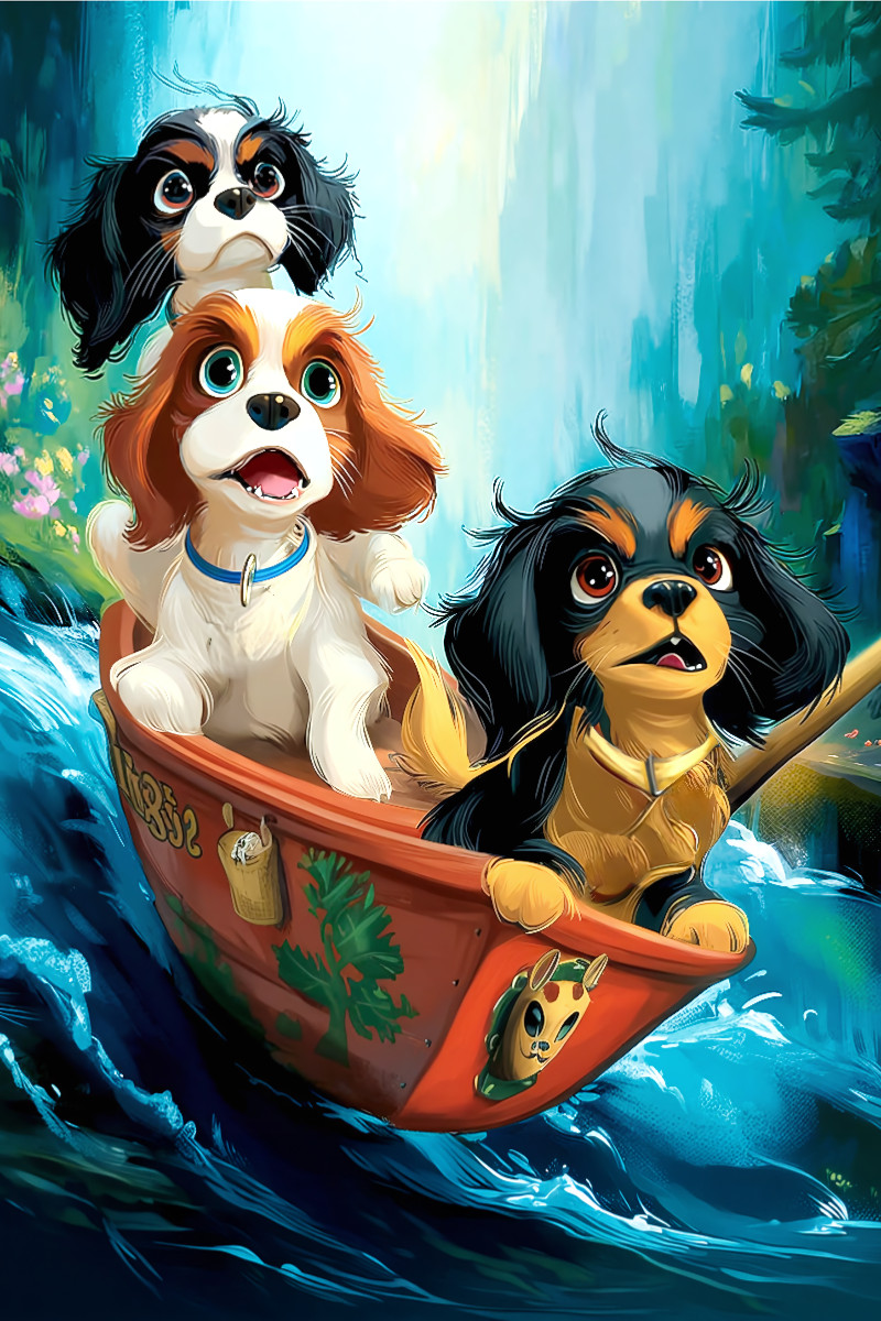 Oh je, wildes Wasser!