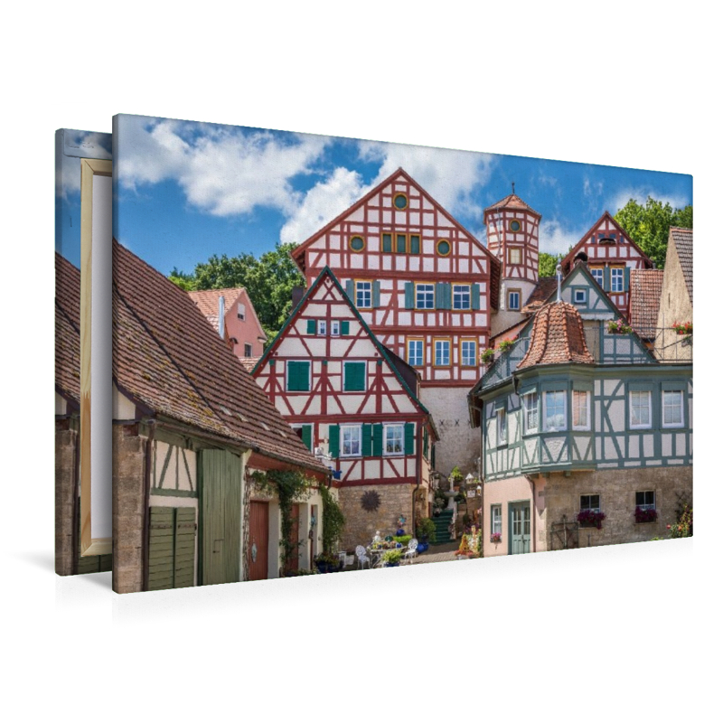 Altstadt mit Romschlössle in Creglingen, Baden-Württemberg