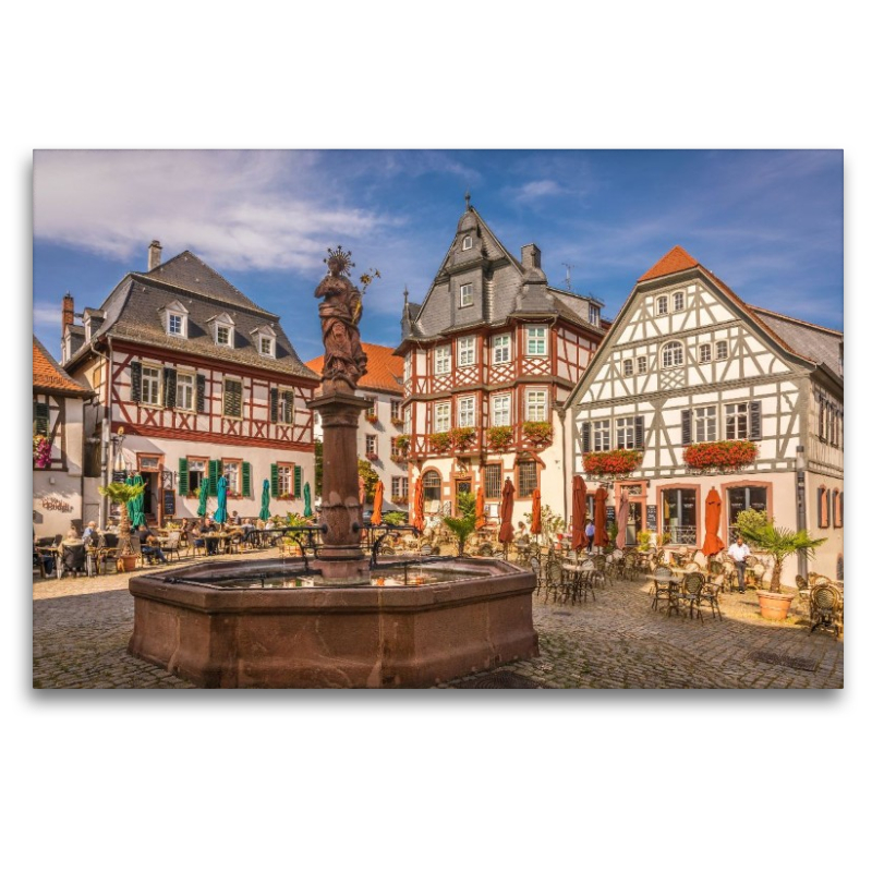 Marktplatz von Heppenheim, Hessen