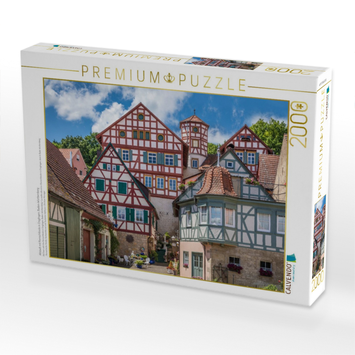 Altstadt mit Romschlössle in Creglingen, Baden-Württemberg