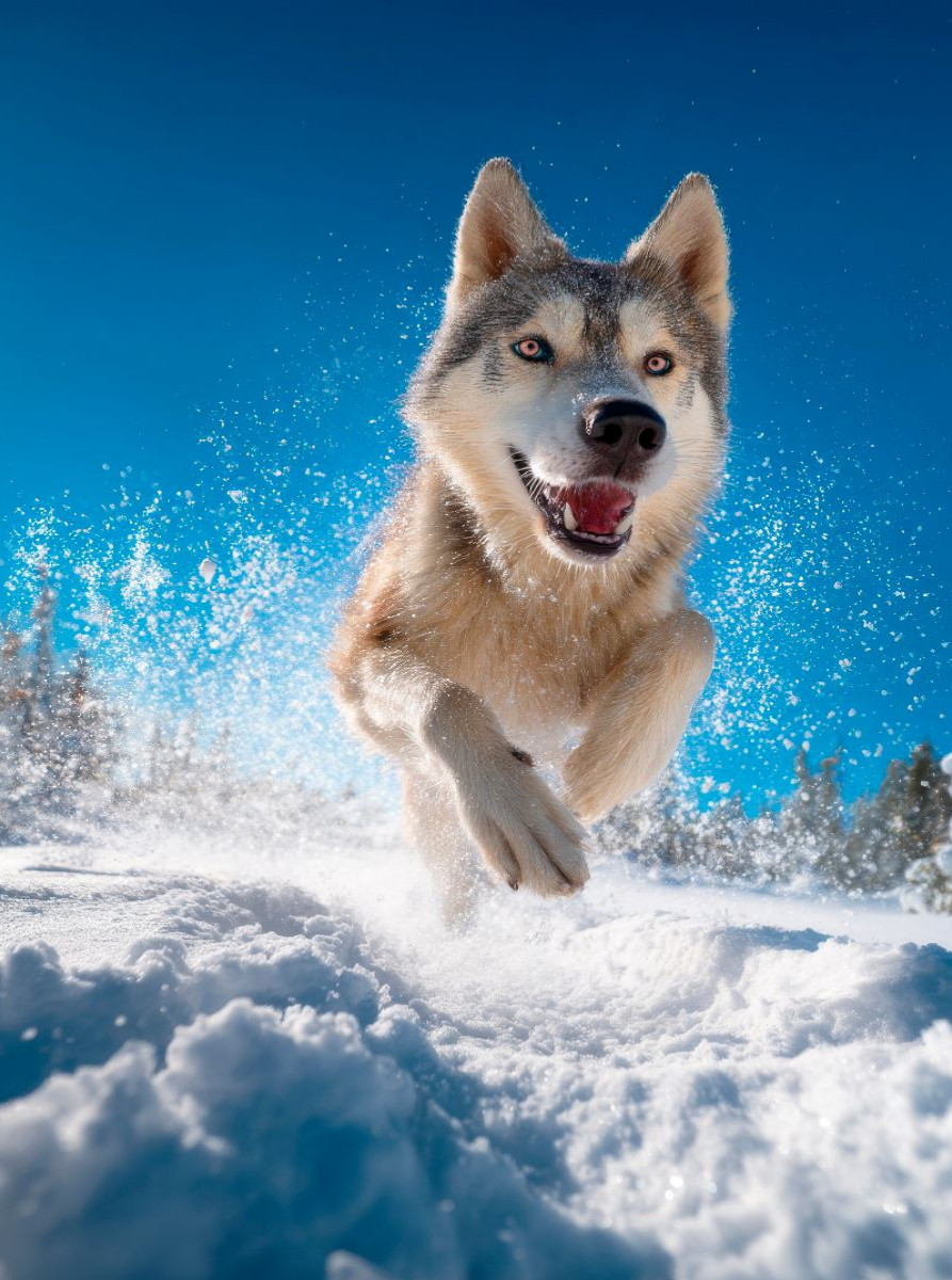 Husky - Winterspaß auf vier Pfoten