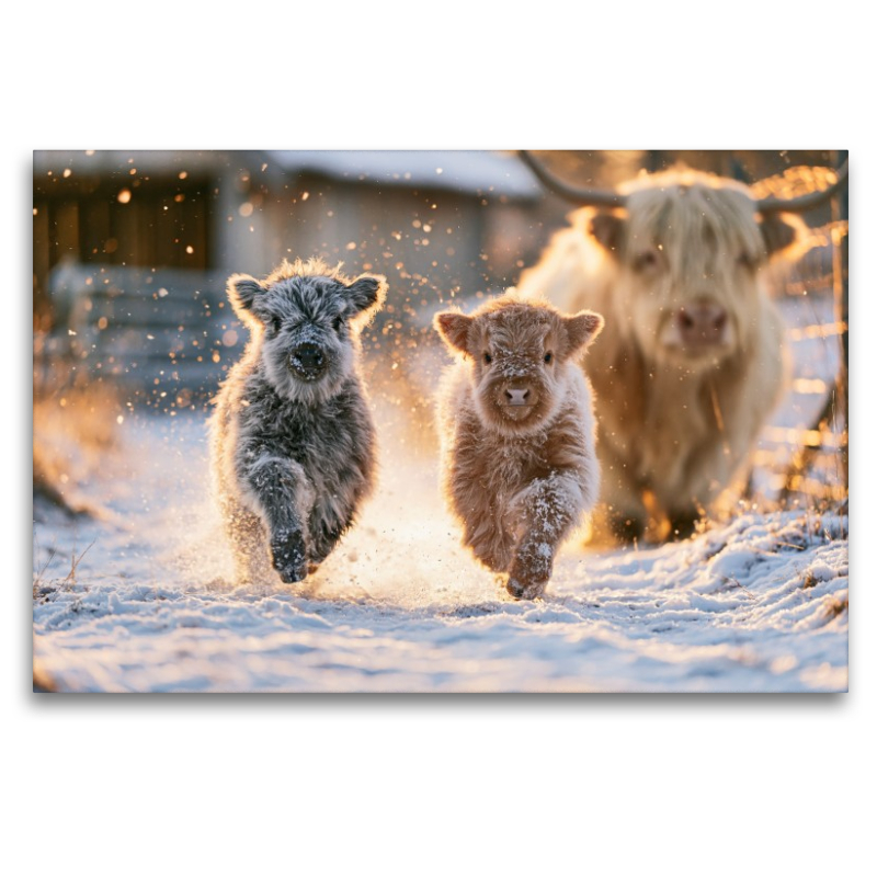Winterglück auf vier Hufen
