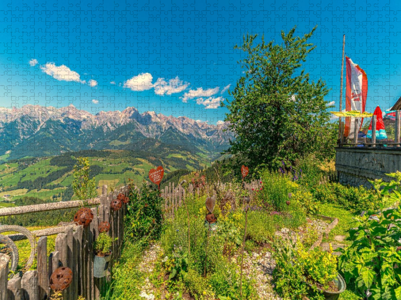 Von der Mittelstation der Abergbahn aus führen zahlreiche Wanderwege durch die abwechslungsreiche Landschaft.