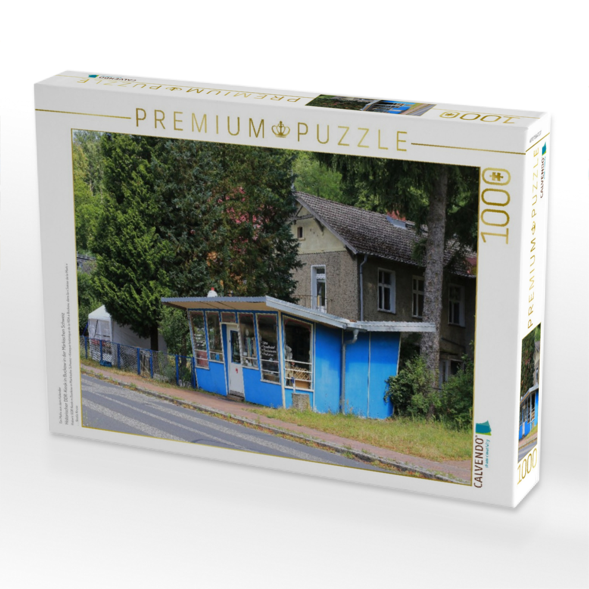 Historischer DDR-Kiosk in Buckow in der Märkischen Schweiz