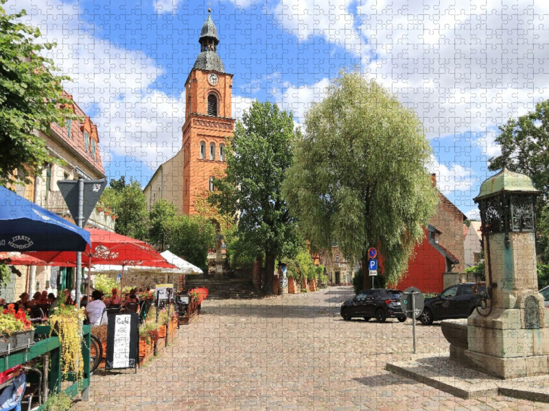 Marktplatz in Buckow in der Märkischen Schweiz