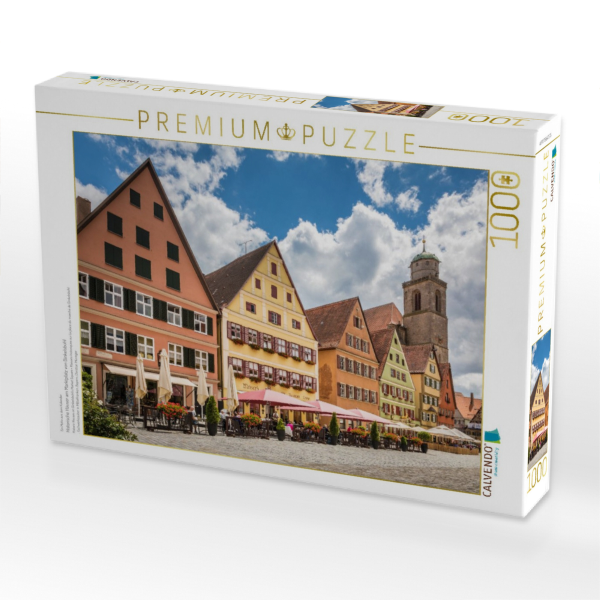 Historische Häuser am Marktplatz von Dinkelsbühl