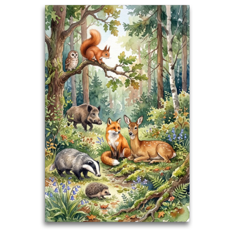 Ein Motiv aus dem Kalender Begegnungen im Wald