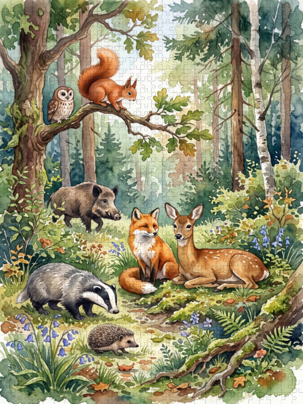 Ein Motiv aus dem Kalender Begegnungen im Wald