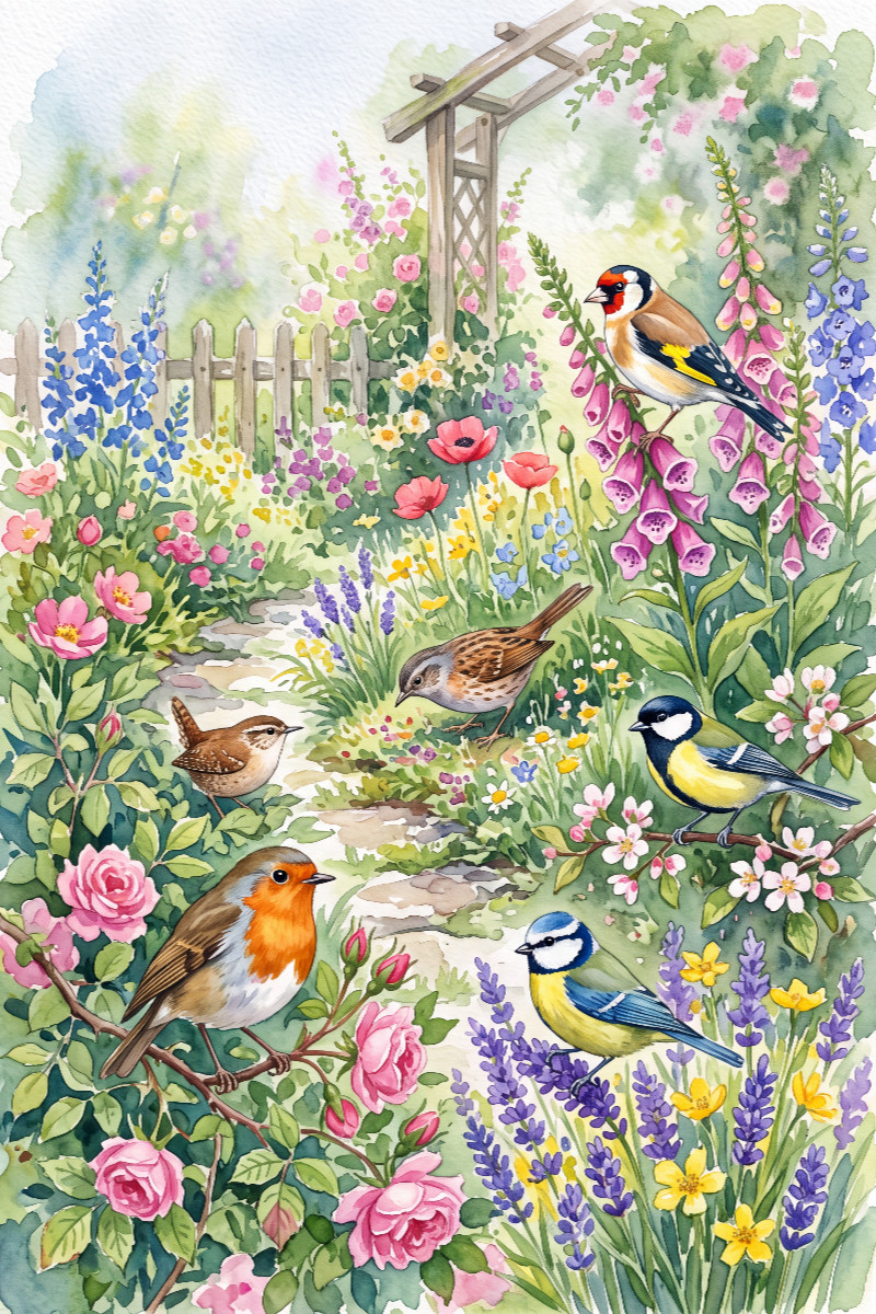Gefiederte Sänger der Natur