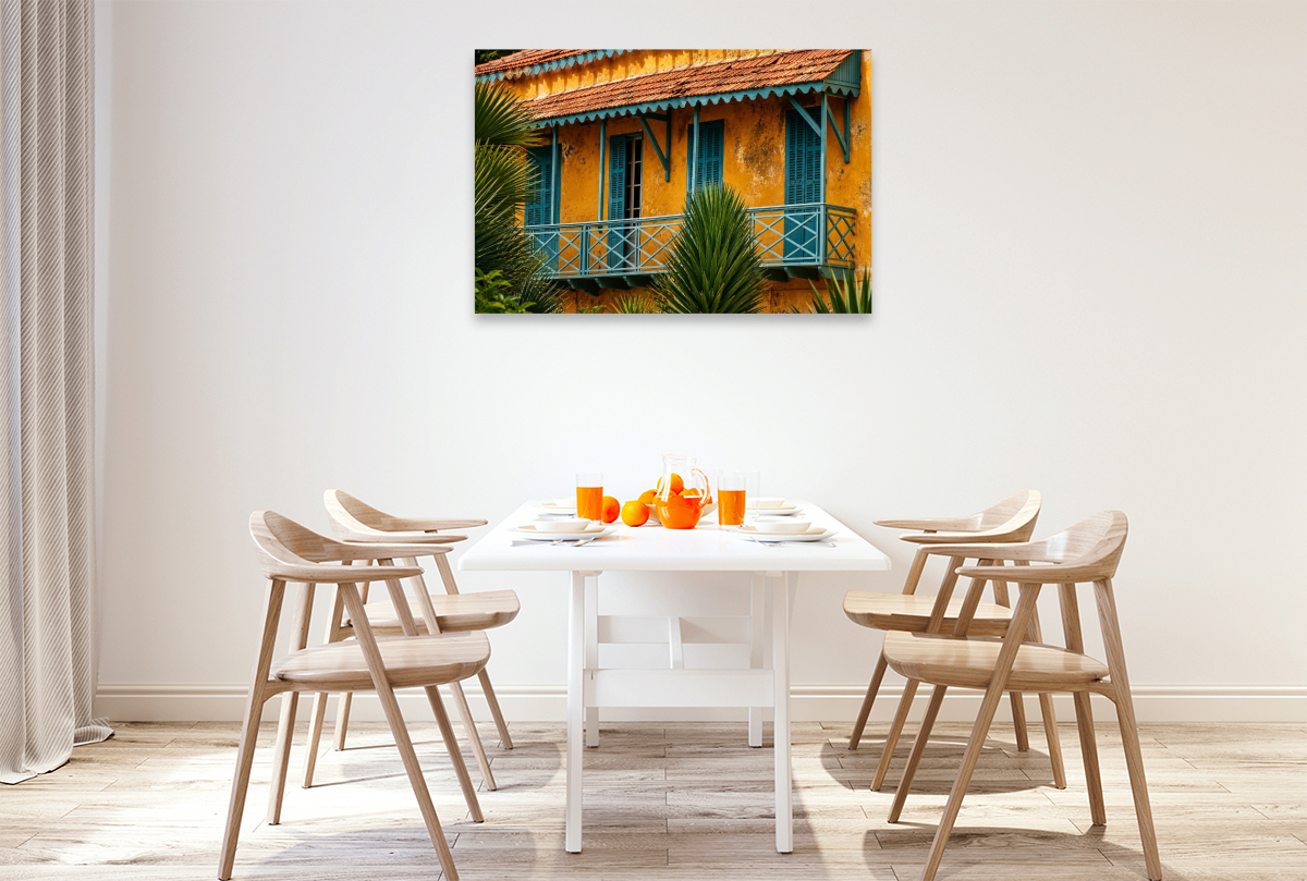 Koloniale Architektur auf Gorée – Historisches Haus im Senegal