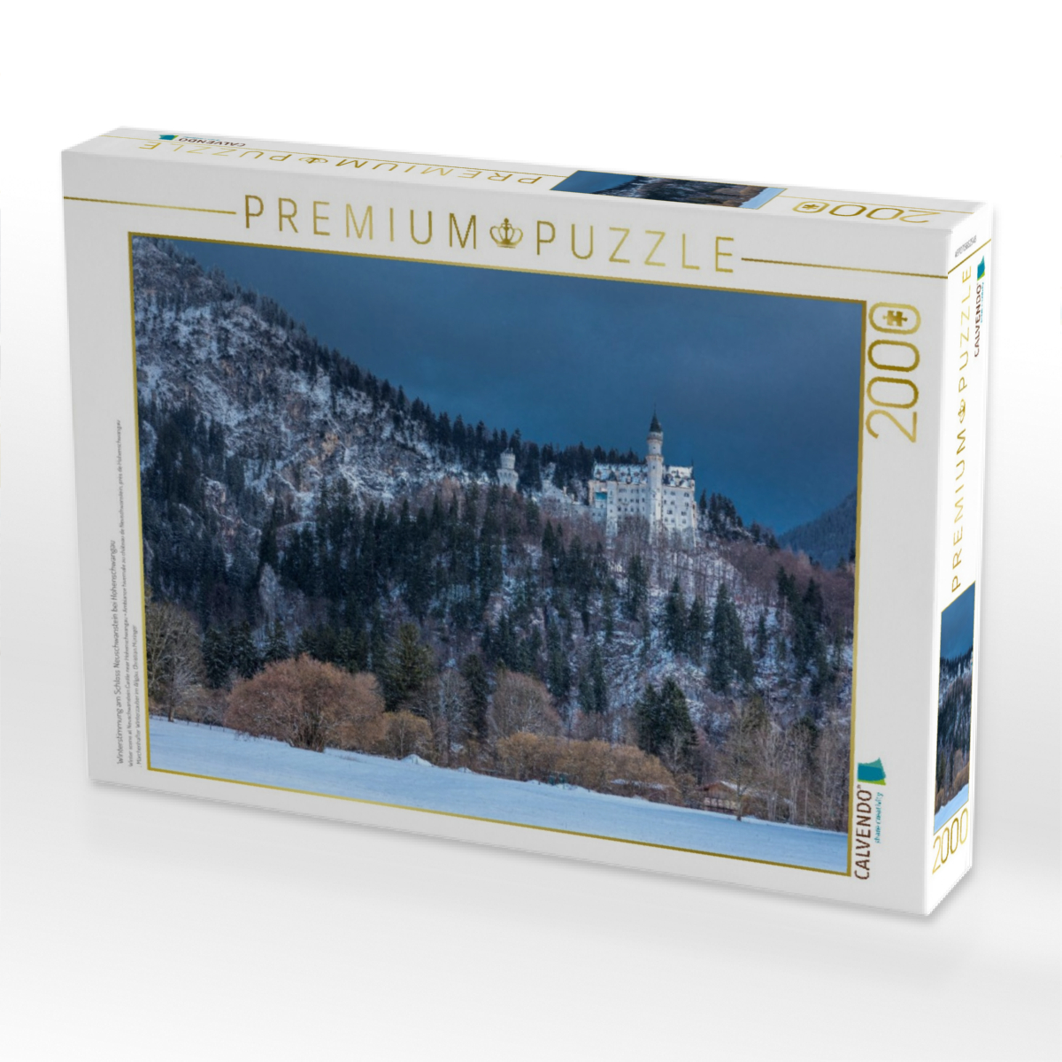 Winterstimmung am Schloss Neuschwanstein bei Hohenschwangau