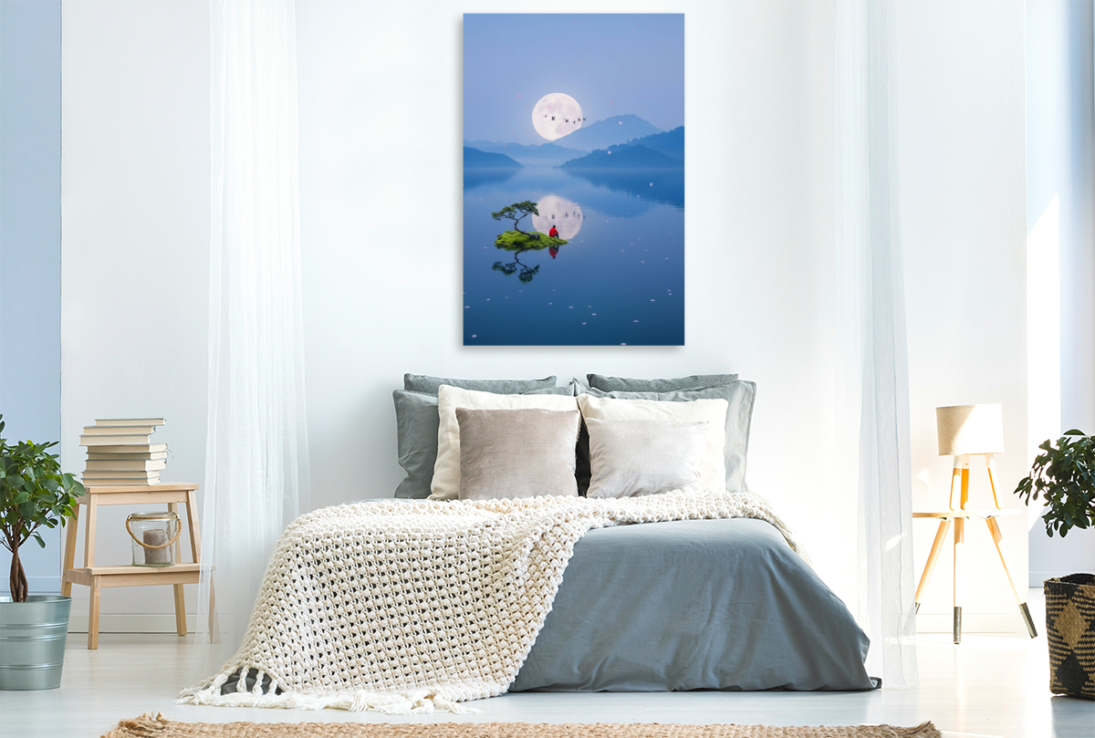 Zeit zum Nachdenken auf einer stillen Insel