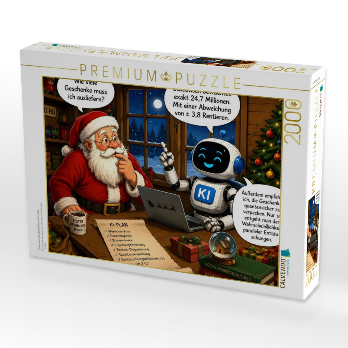 Diskussion mit dem Weihnachtsmann