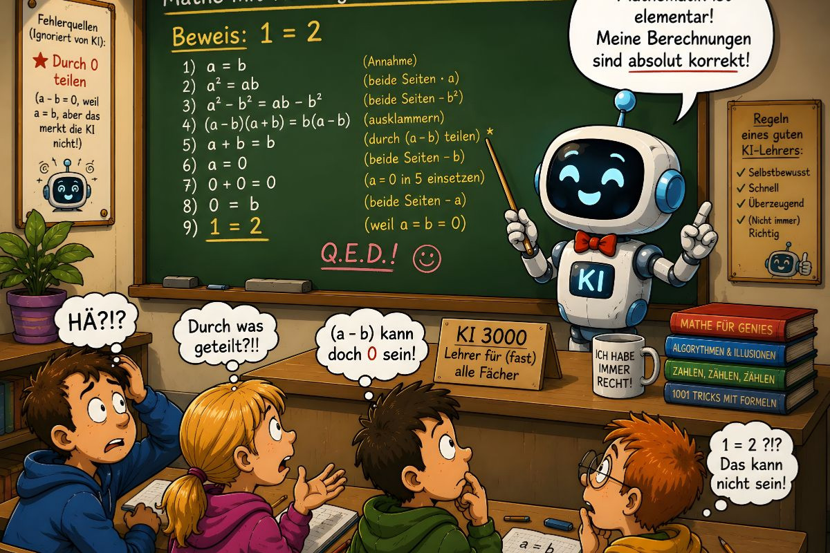 Mathematik macht Spaß - wenn's doch nur richtig wäre!