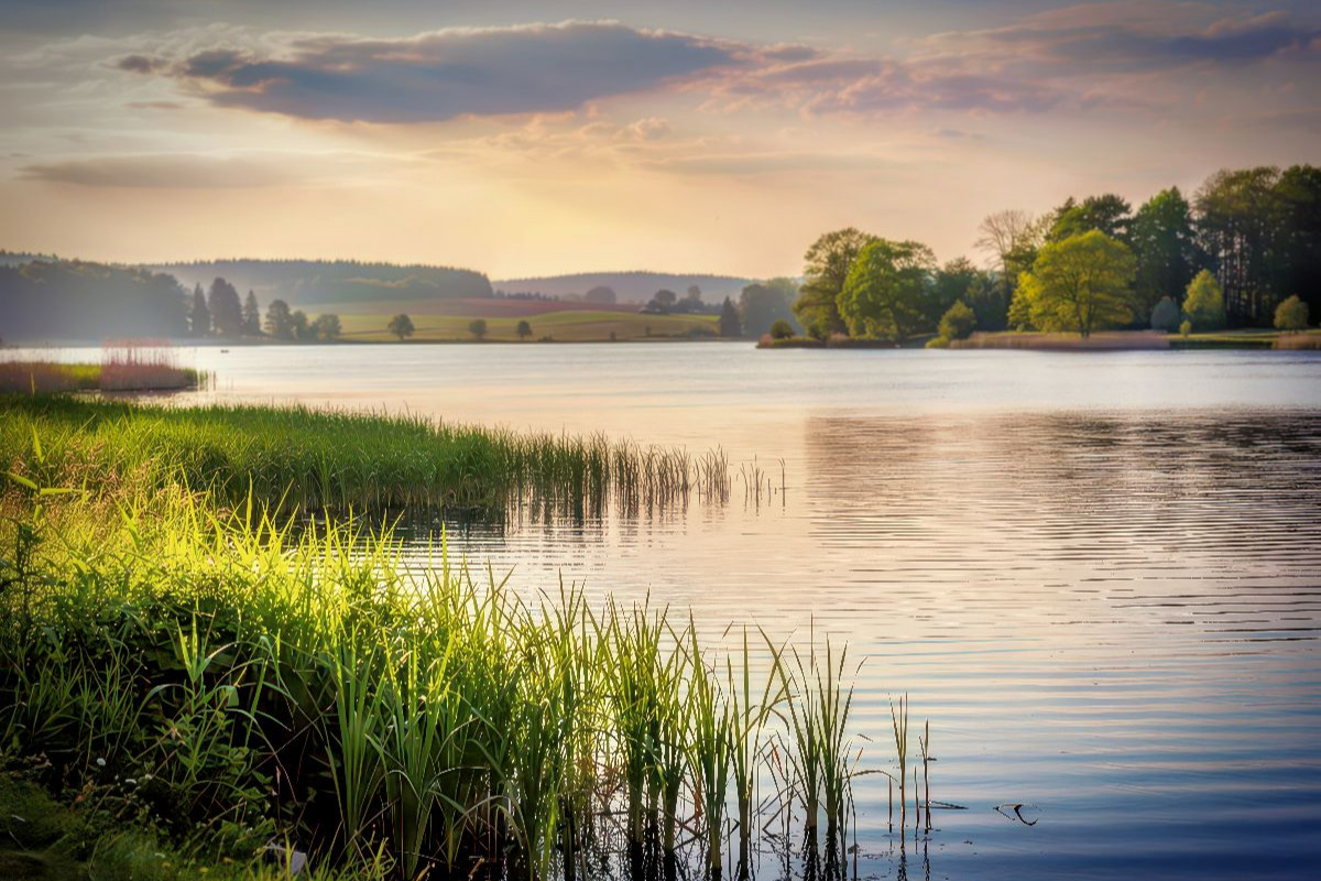 Wo Wasser zur Ruhe kommt und Gedanken frei werden.