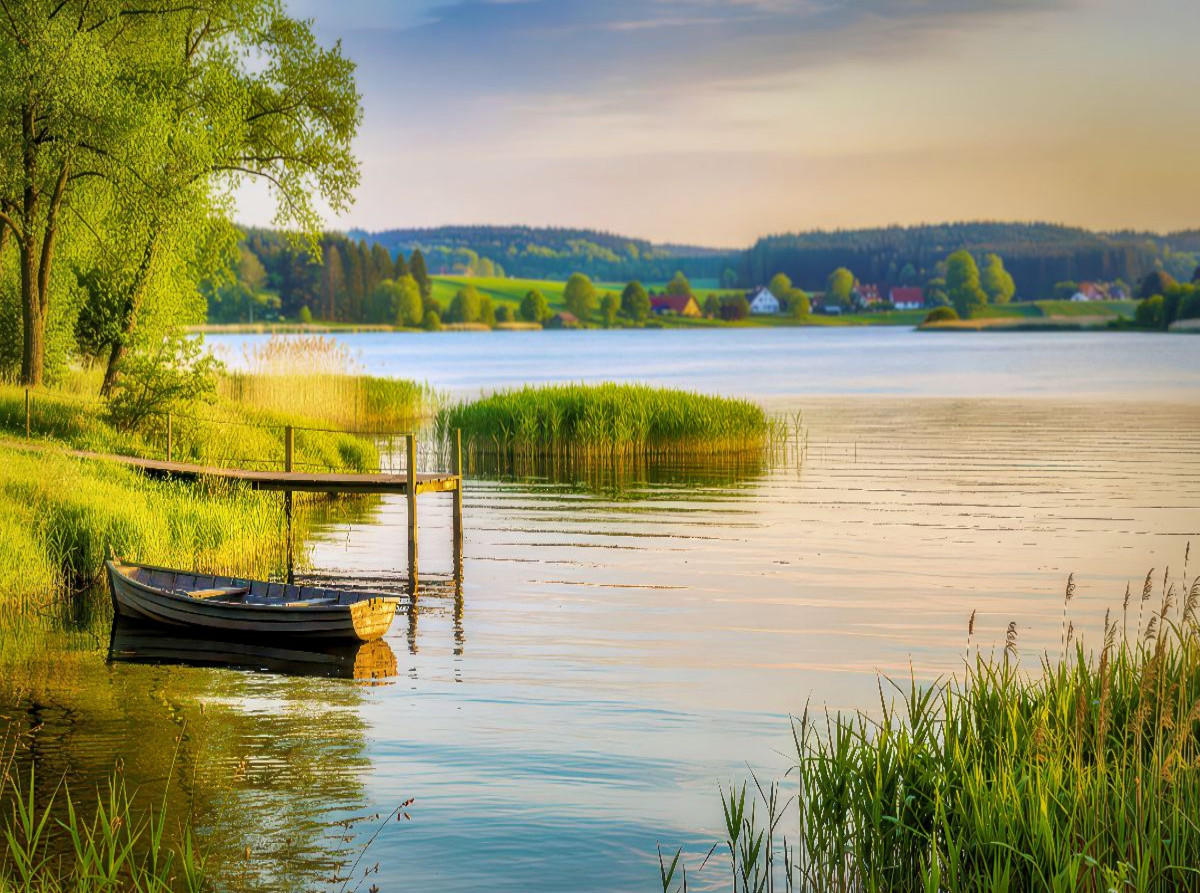 Wasser, das die Haut streichelt und den Geist klärt.