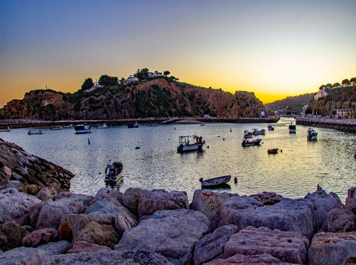 Abendruhe im Hafen von Albufeira