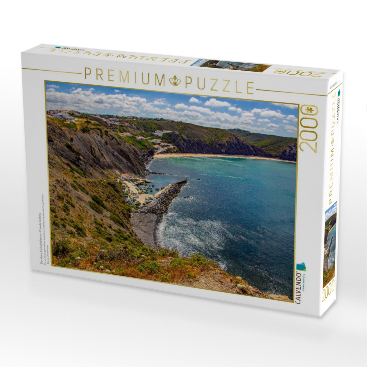 Der kleine Fischerhafen von Praia da Arrifana