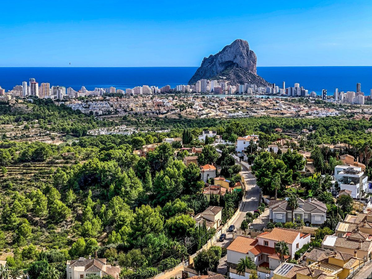 Calpe Ansicht mit Penom de Ifac