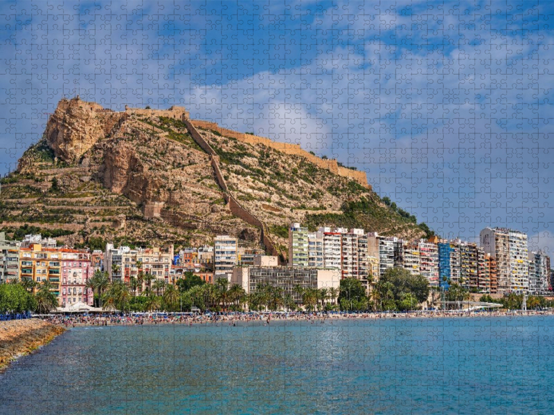 Panorama Alicante mit Burg