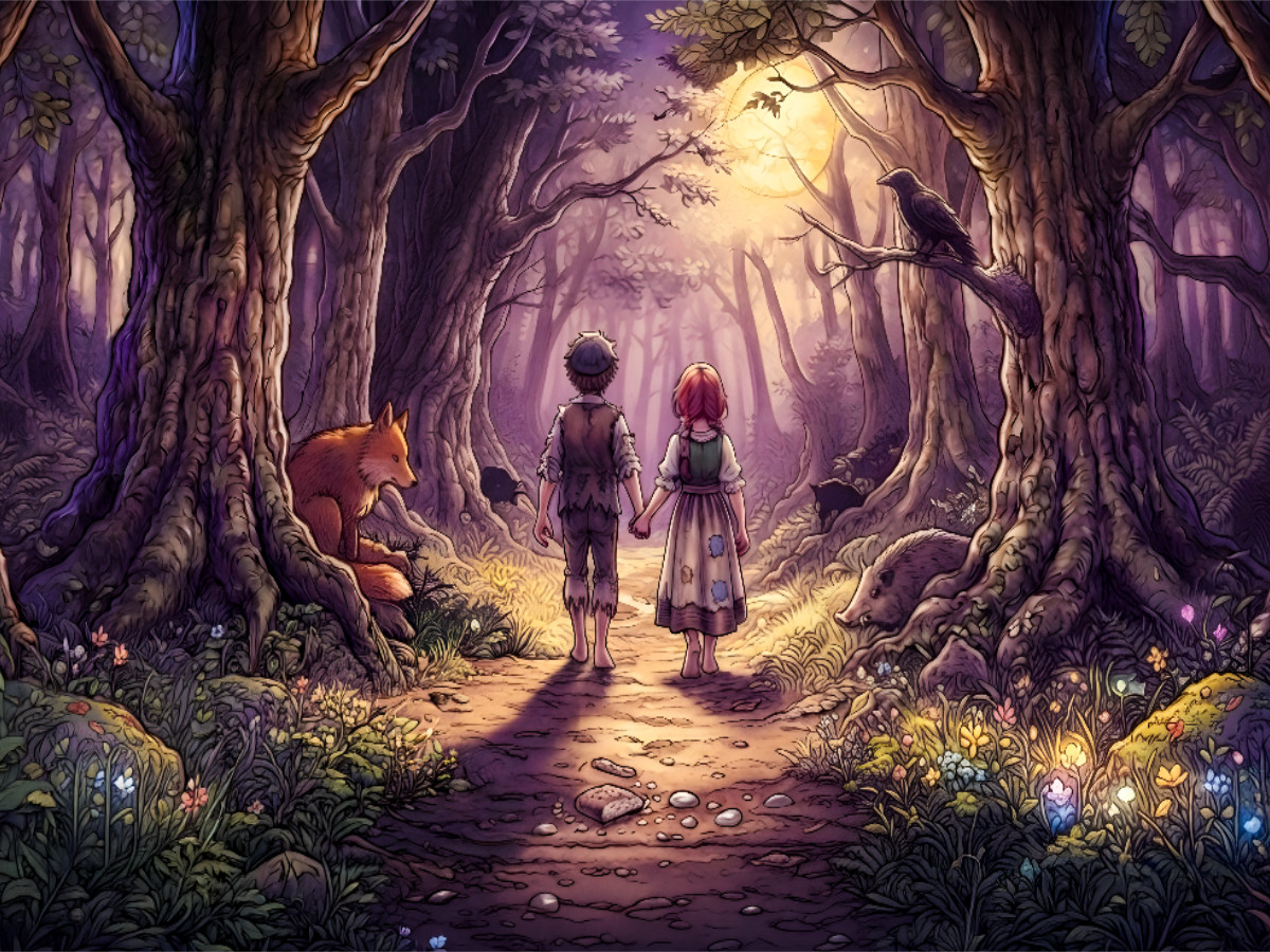 Dunkle Gestalten in finsterer Nacht