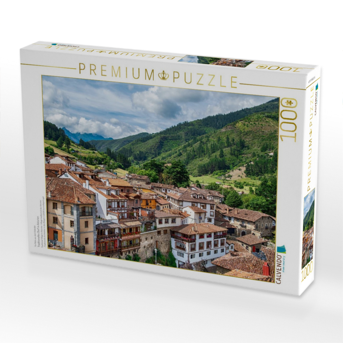 Traditionelles Dorf in Asturien