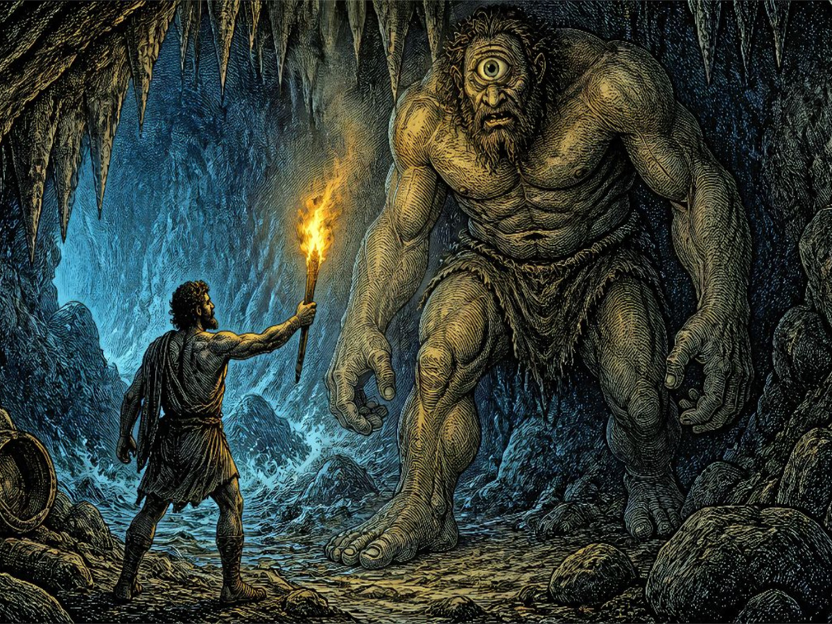 In der Höhle des Polyphem