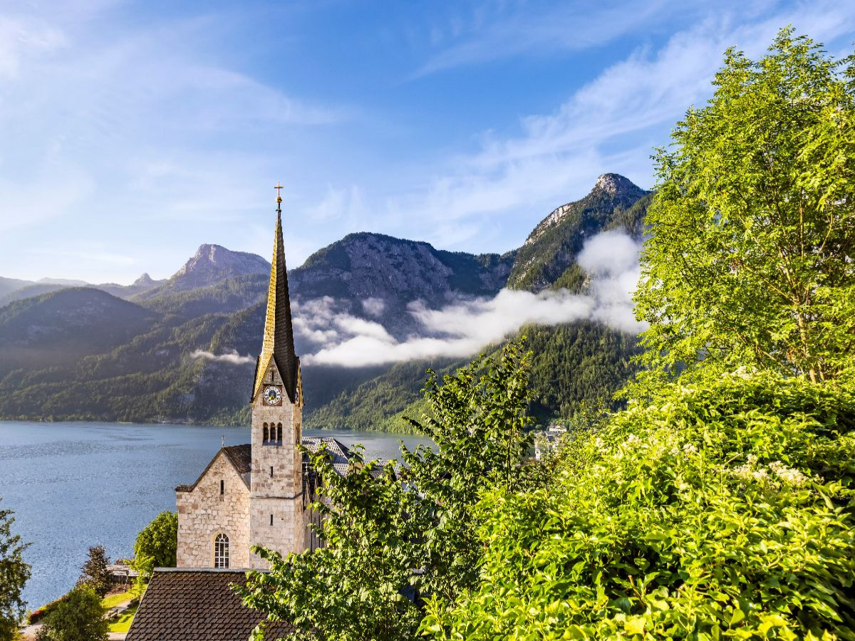 Bezaubernde Morgenstimmung in Hallstatt