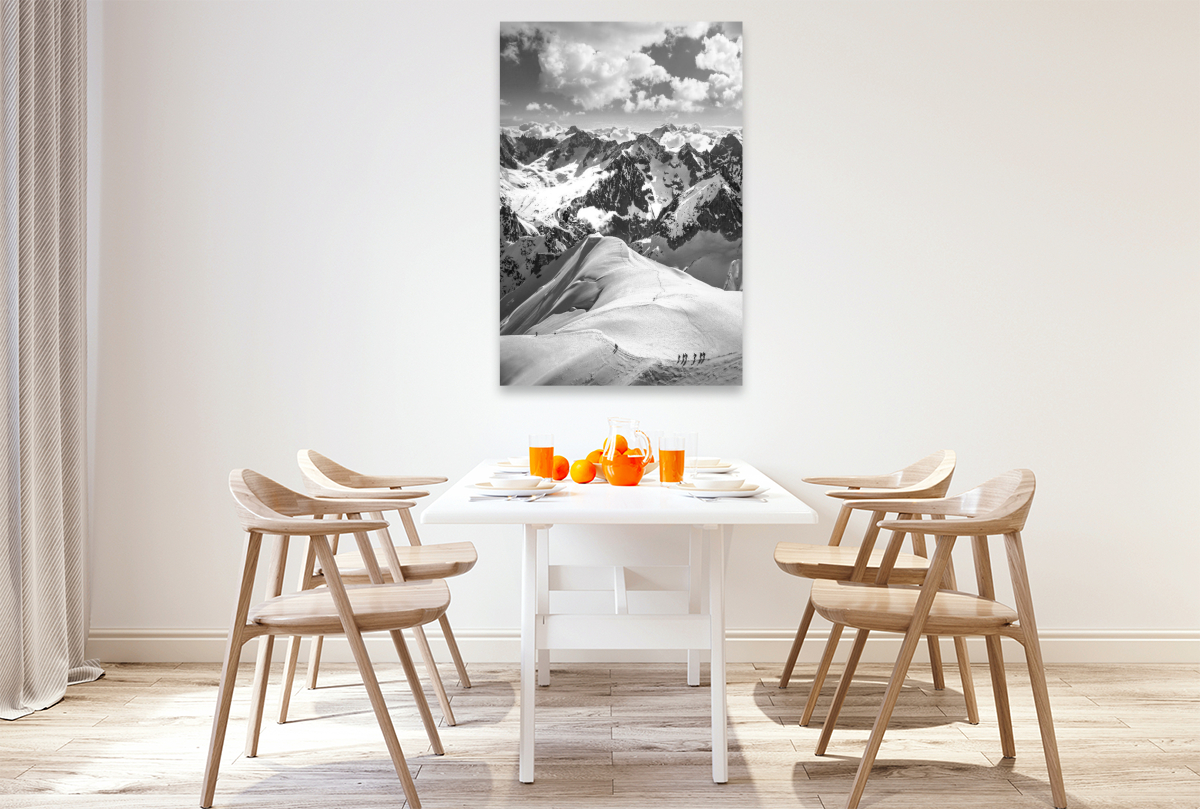 Bergwelt bei Chamonix, Rhone-Alpes, Frankreich