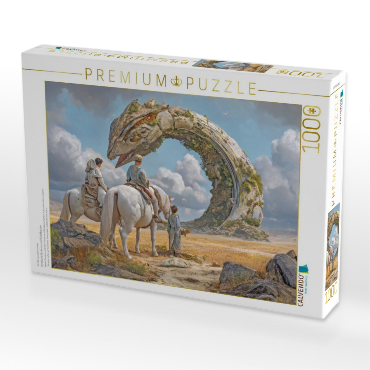 Mystische Oroboros und Steinbauten