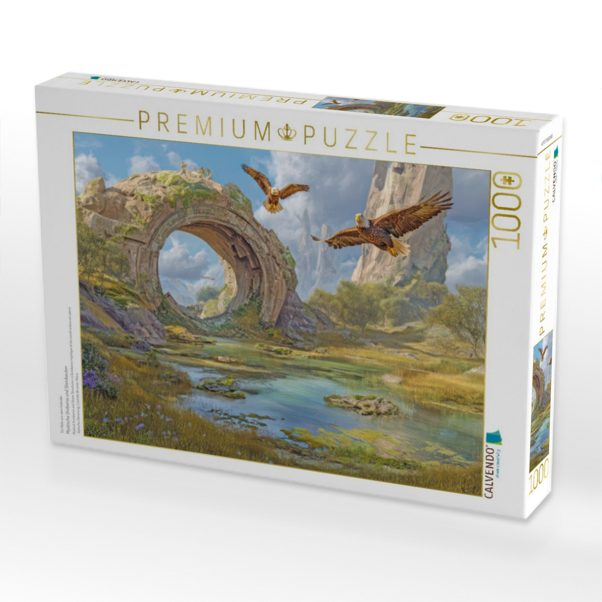 Mystische Oroboros und Steinbauten