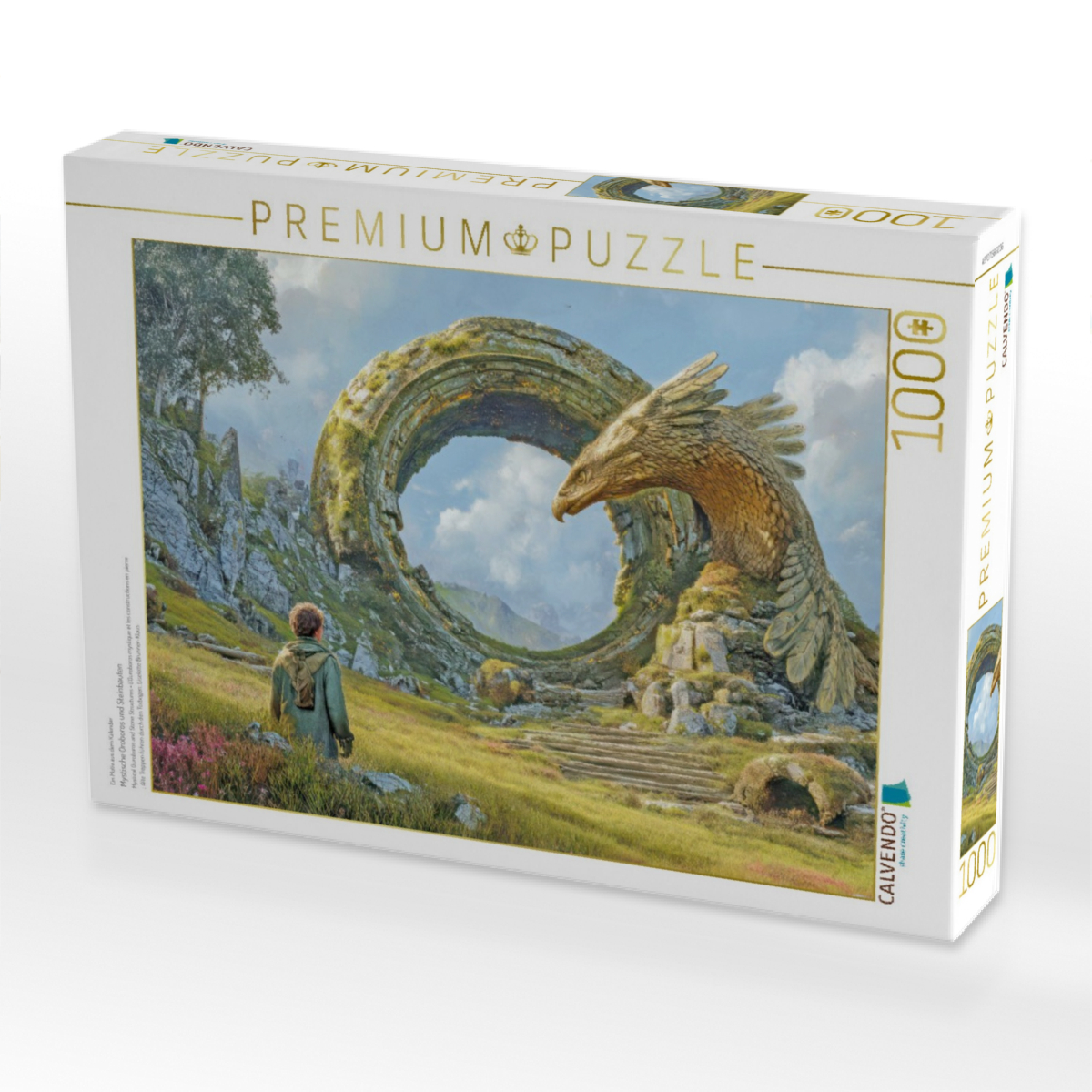 Mystische Oroboros und Steinbauten