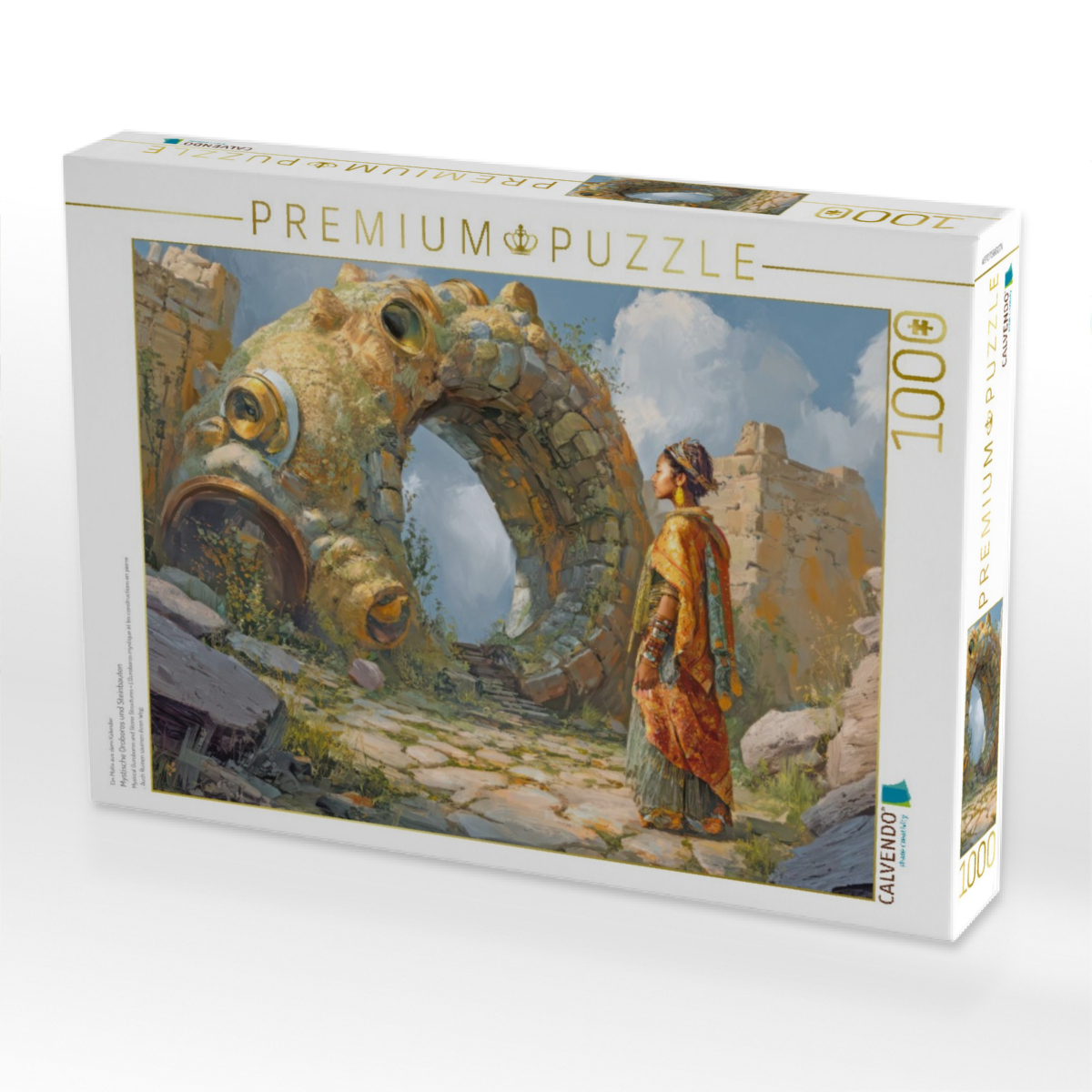 Mystische Oroboros und Steinbauten
