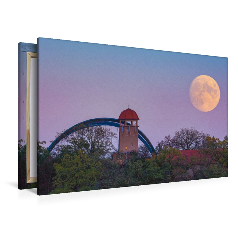Vollmond über dem Bergzoo