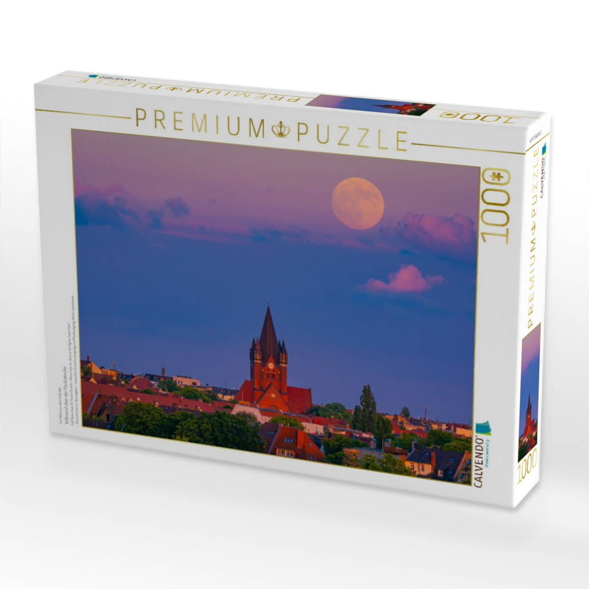 Vollmond über der Pauluskirche