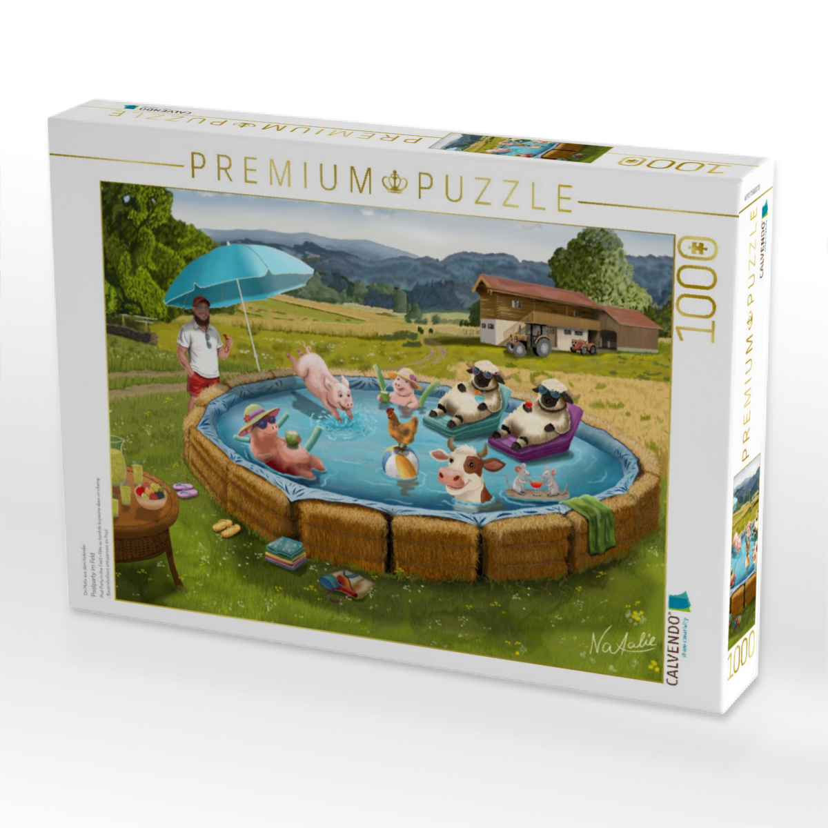 Poolparty im Feld
