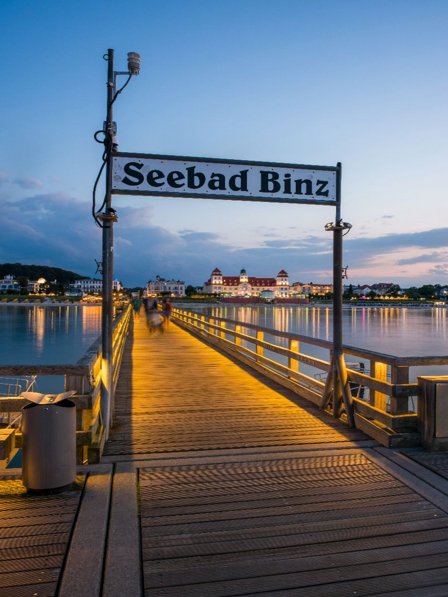 Insel Rügen - Auf der Seebrücke in Binz