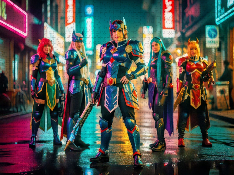 Wenn Farbe zur Rüstung wird, Cosplay mit Power.