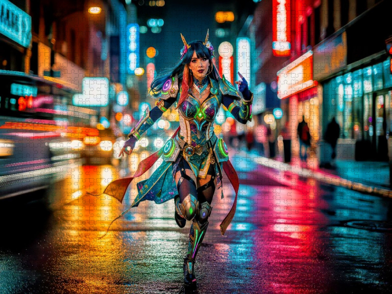 Ein Motiv aus dem Kalender Bunte Cosplay Looks