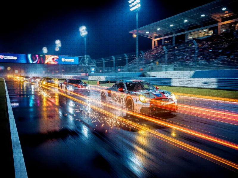 Racing als Show, Geschwindigkeit, die inszeniert.