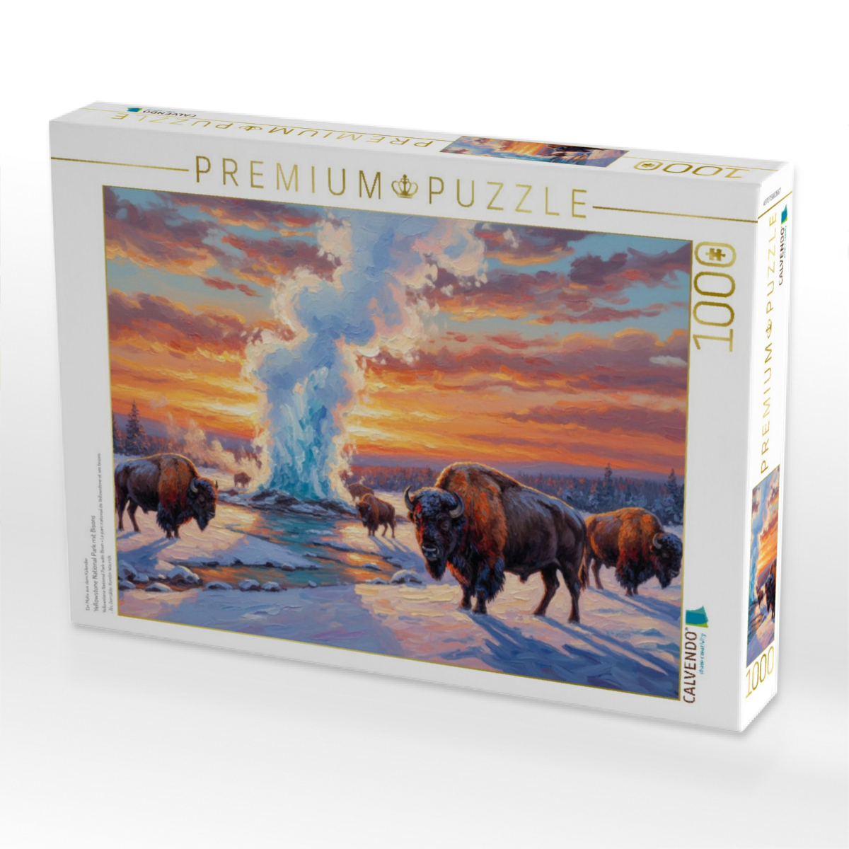 Yellowstone National Park mit Bisons