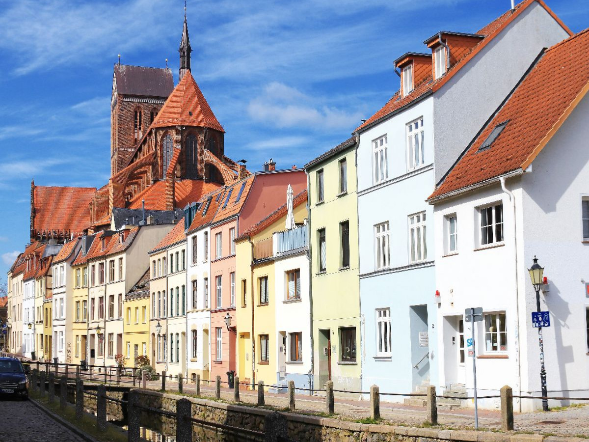 Wismar, entlang der Frischen Grube