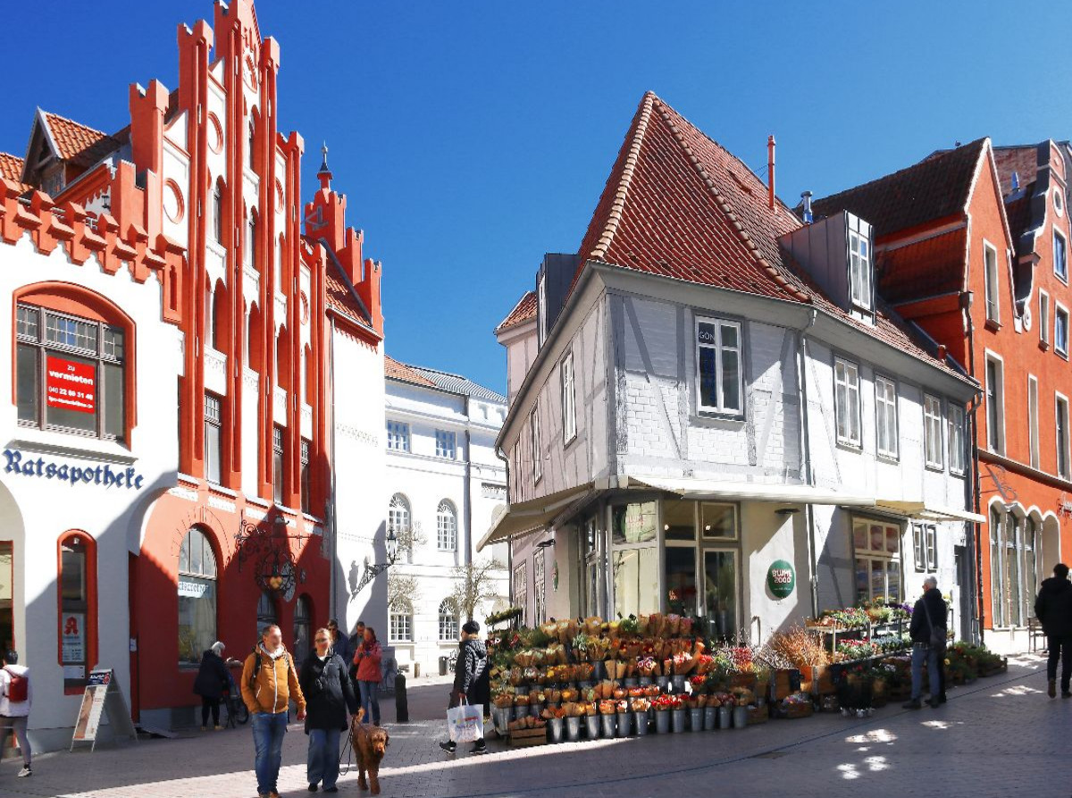 Wismar, Lübschestraße, Durchgang zum Marktplatz
